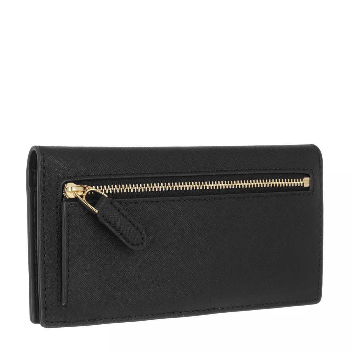 Lauren Ralph Lauren Portemonnaie - Slim Wallet Medium - Gr. unisize - in Schwarz - für Damen von Lauren Ralph Lauren