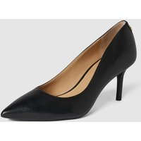 Lauren Ralph Lauren Pumps aus Leder in Black, Größe 38 von Lauren Ralph Lauren