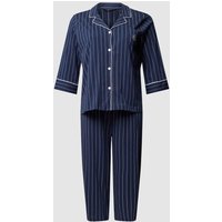 Lauren Ralph Lauren Pyjama mit Allover-Muster in Marine, Größe 4XL von Lauren Ralph Lauren