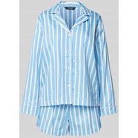 Lauren Ralph Lauren Pyjama mit Logo-Print in Blau, Größe L Lauren Ralph Lauren Pyjama mit Logo-Print in Blau, Größe L von Lauren Ralph Lauren