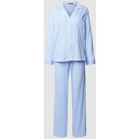 Lauren Ralph Lauren Pyjama mit Streifenmuster in Bleu, Größe S von Lauren Ralph Lauren