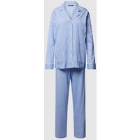 Lauren Ralph Lauren Pyjama mit Streifenmuster in Bleu, Größe XS von Lauren Ralph Lauren