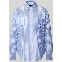 Lauren Ralph Lauren Regular Fit Hemdbluse mit Brusttaschen Modell 'RIMNAN' in Hellblau, Größe L Lauren Ralph Lauren Regular Fit Hemdbluse mit Brusttaschen Modell 'RIMNAN' in Hellblau, Größe L von Lauren Ralph Lauren
