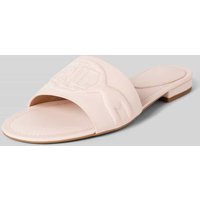 Lauren Ralph Lauren Sandalette aus Leder in unifarbenem Design Modell 'ALEGRA III' in Hellrosa, Größe 37 von Lauren Ralph Lauren