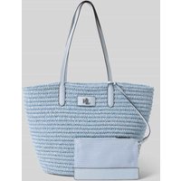Lauren Ralph Lauren Shopper mit Label-Applikation Modell 'BRIE' in Hellblau, Größe 1 von Lauren Ralph Lauren