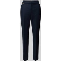 Lauren Ralph Lauren Slim Fit Stoffhose mit Label-Detail Modell 'LAKYTHIA' in Marine, Größe 44 von Lauren Ralph Lauren
