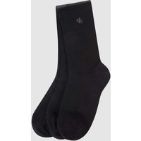 Lauren Ralph Lauren Socken mit Stretch-Anteil im 3er-Pack in Black, Größe One Size von Lauren Ralph Lauren