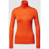 Lauren Ralph Lauren Strickpullover mit Seide-Anteil Modell 'ZOE' in Orange, Größe M von Lauren Ralph Lauren