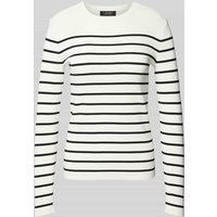 Lauren Ralph Lauren Strickpullover mit Streifenmuster Modell 'WILCRANT' in Offwhite, Größe L von Lauren Ralph Lauren