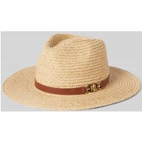 Lauren Ralph Lauren Strohhut mit breiter Krempe in Beige, Größe One Size von Lauren Ralph Lauren