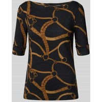 Lauren Ralph Lauren T-Shirt mit 3/4-Arm Modell 'JUDY' in Black, Größe S Lauren Ralph Lauren T-Shirt mit 3/4-Arm Modell 'JUDY' in Black, Größe S von Lauren Ralph Lauren
