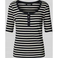 Lauren Ralph Lauren T-Shirt mit Knopfleiste Modell 'CHADIA' in Black, Größe S Lauren Ralph Lauren T-Shirt mit Knopfleiste Modell 'CHADIA' in Black, Größe S von Lauren Ralph Lauren