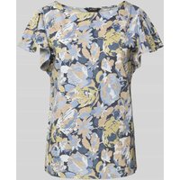 Lauren Ralph Lauren T-Shirt mit U-Boot-Ausschnitt Modell 'EDBERT' in Blau, Größe S von Lauren Ralph Lauren