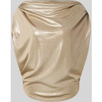 Lauren Ralph Lauren Oberteil mit Wasserfall-Ausschnitt Modell 'ARLAINE' in Gold, Größe S Lauren Ralph Lauren Oberteil mit Wasserfall-Ausschnitt Modell 'ARLAINE' in Gold, Größe S von Lauren Ralph Lauren