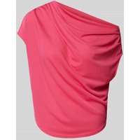 Lauren Ralph Lauren Top mit Raffungen Modell  'ARLAINE' in Pink, Größe S von Lauren Ralph Lauren