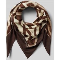 Lauren Ralph Lauren Tuch aus Wolle-Seide-Mix Modell 'ZEBRA' in Offwhite, Größe 1 von Lauren Ralph Lauren