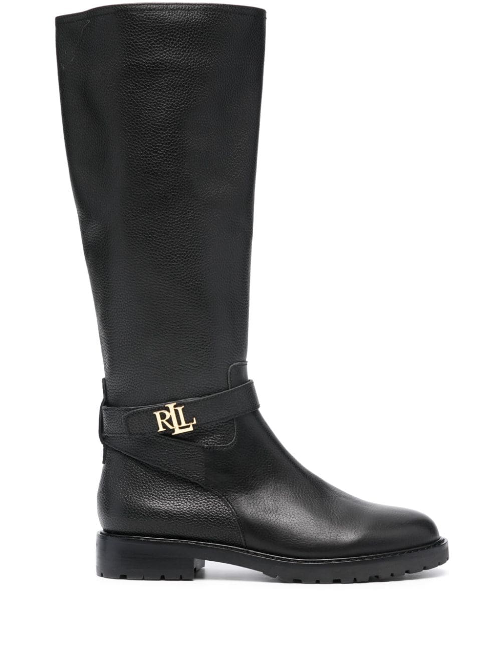 Lauren Ralph Lauren Tumbled Stiefel - Schwarz von Lauren Ralph Lauren