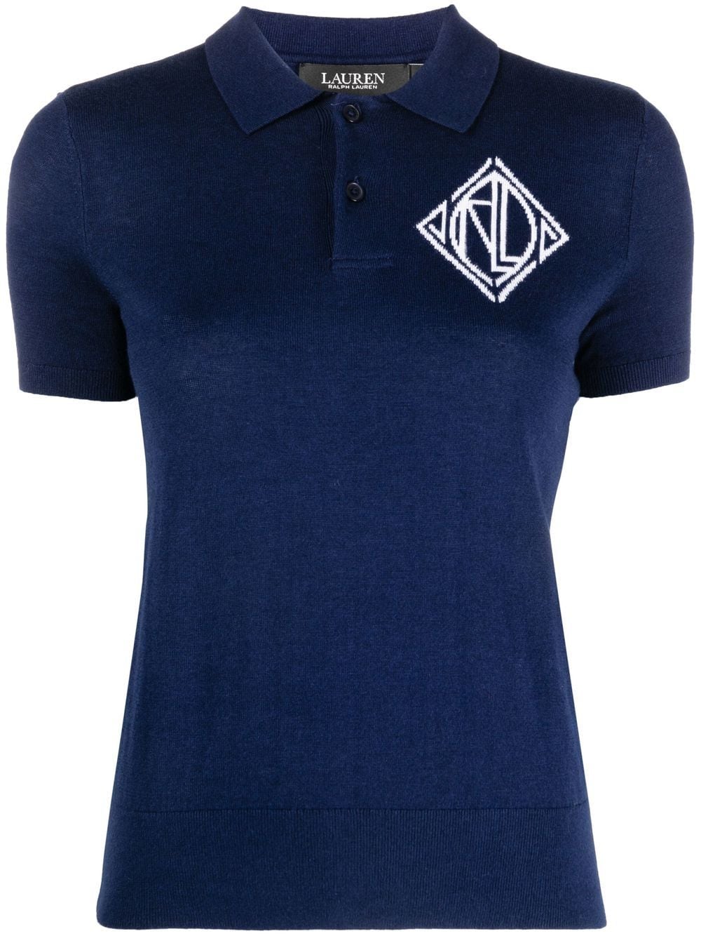 Lauren Ralph Lauren Poloshirt mit grafischem Print - Blau von Lauren Ralph Lauren