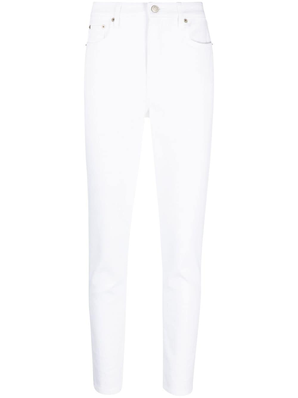 Lauren Ralph Lauren Halbhohe Slim-Fit-Jeans - Weiß von Lauren Ralph Lauren