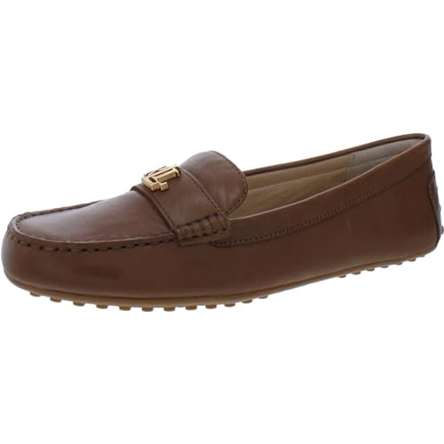 Lauren by Ralph Lauren Damen Barnsbury Driving Style Loafer, Sattel Deep Tan, 39 EU von LAUREN Ralph Lauren