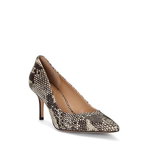 Lauren by Ralph Lauren Damen Laterne Pumps, Vanilla Dark Chestnut 1, 41 EU von Lauren by Ralph Lauren