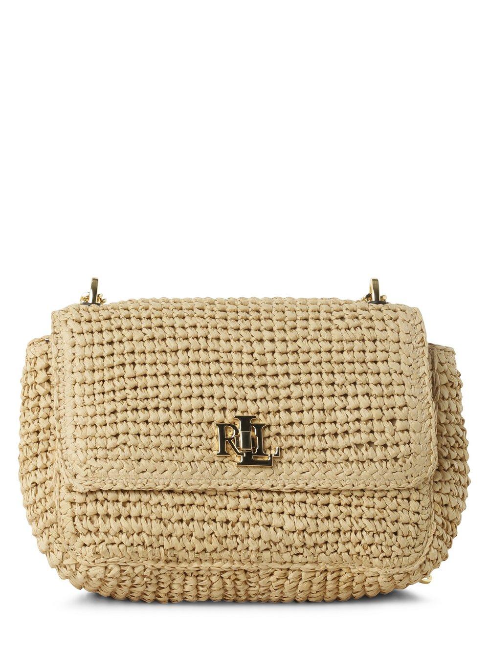 Lauren Ralph Lauren Umhängetasche mit Leder-Anteil Damen Papier, beige von Lauren by Ralph Lauren