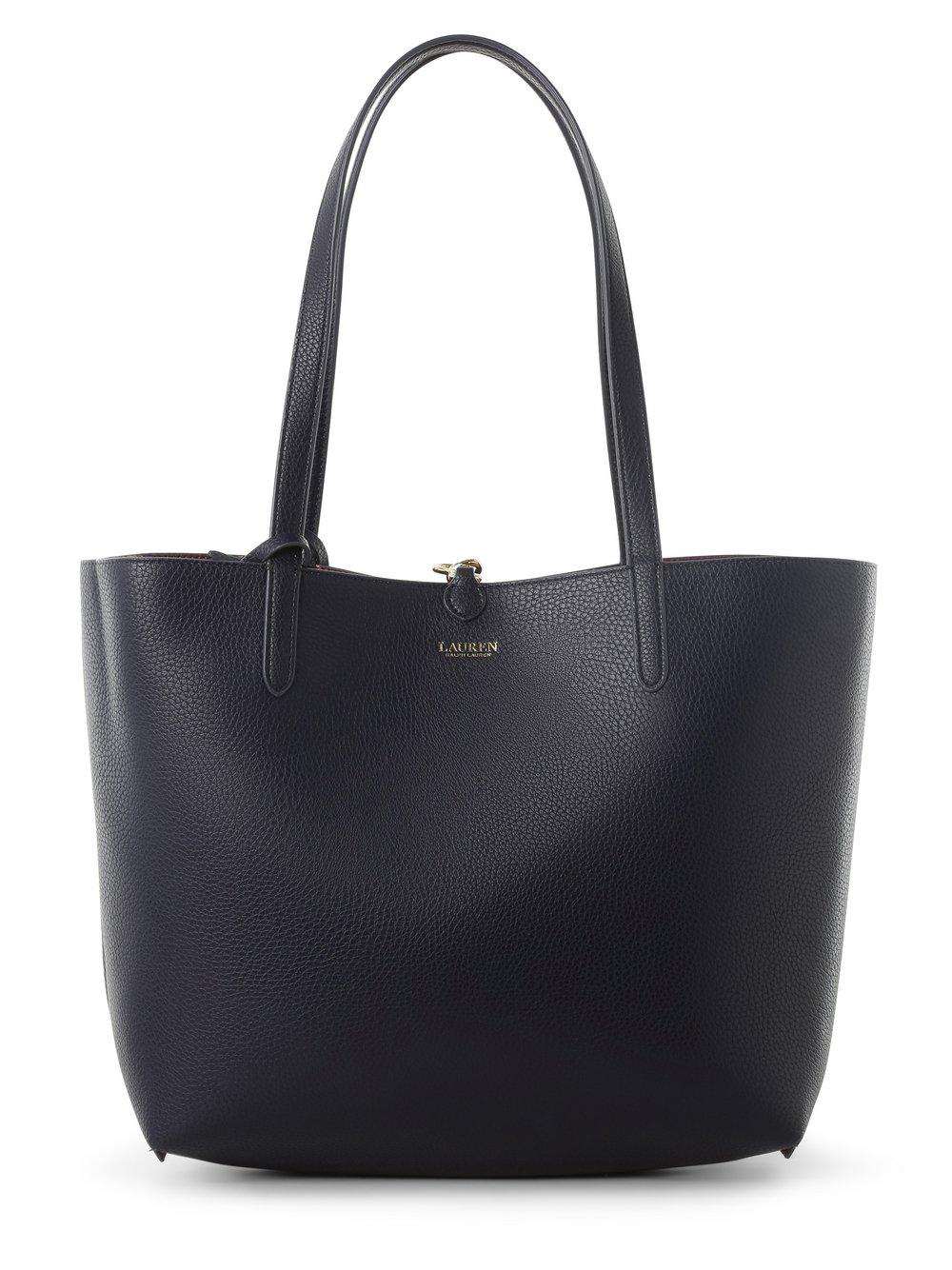 Lauren Ralph Lauren Wende-Shopper Damen Kunstleder gemustert, marine von Lauren by Ralph Lauren