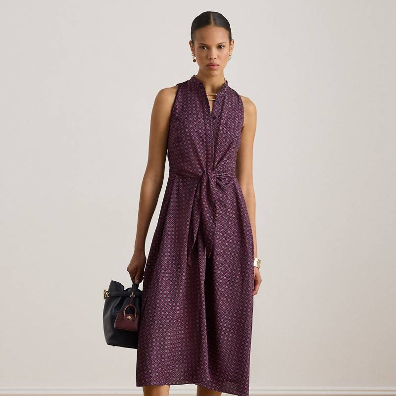 Ärmelloses Crêpe-Kleid mit Schnürung von Lauren