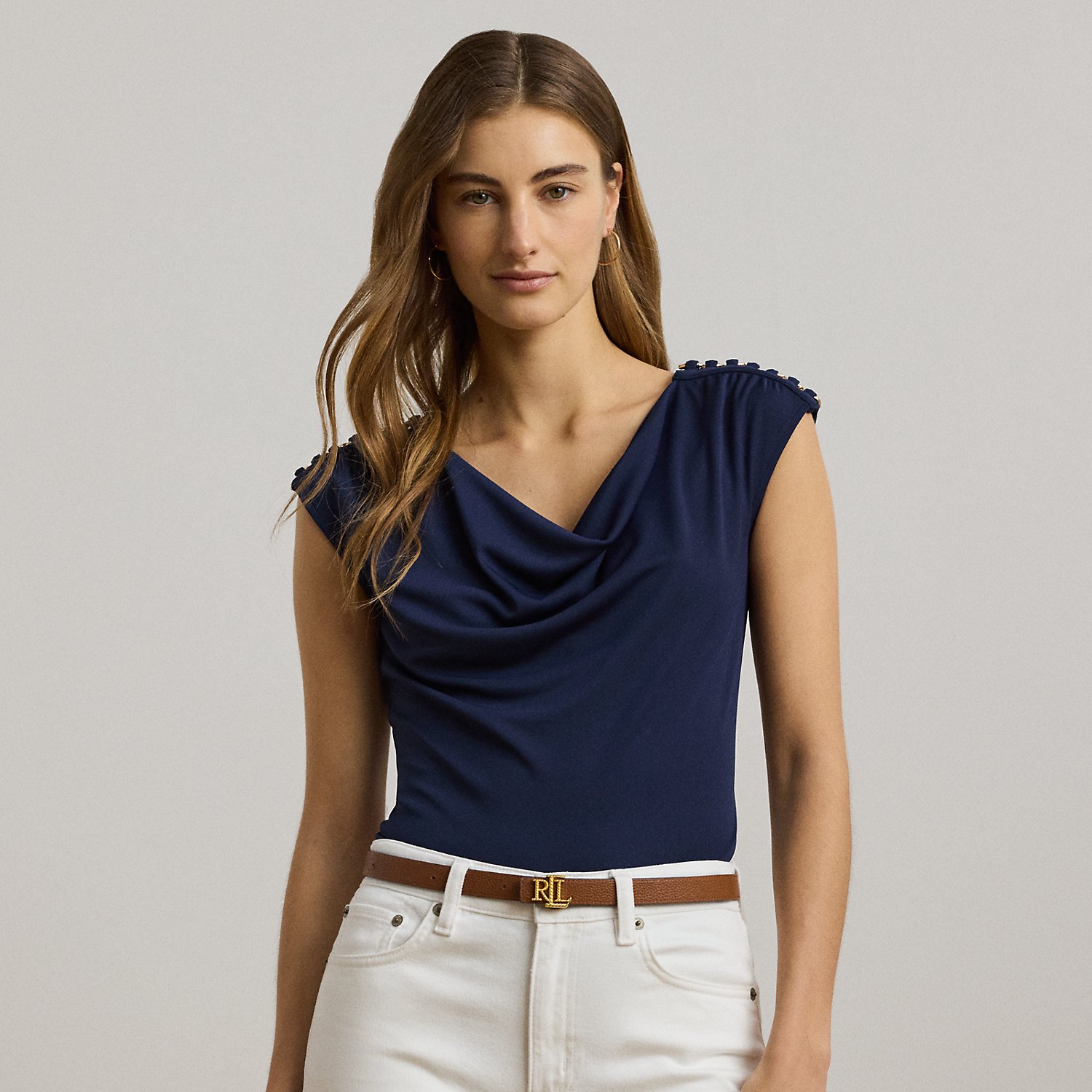 Ärmelloses Jersey-Oberteil von Lauren