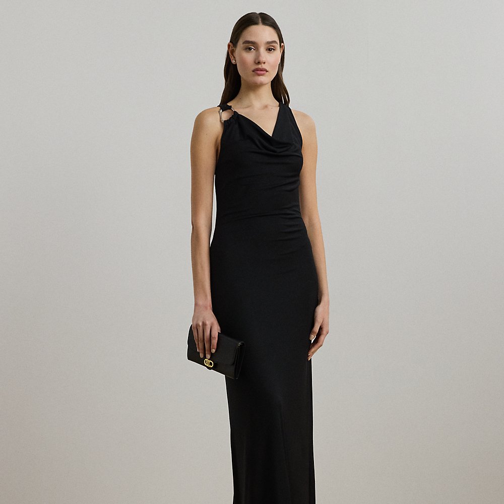 Abendkleid mit Wasserfallausschnitt Abendkleid mit Wasserfallausschnitt von Lauren