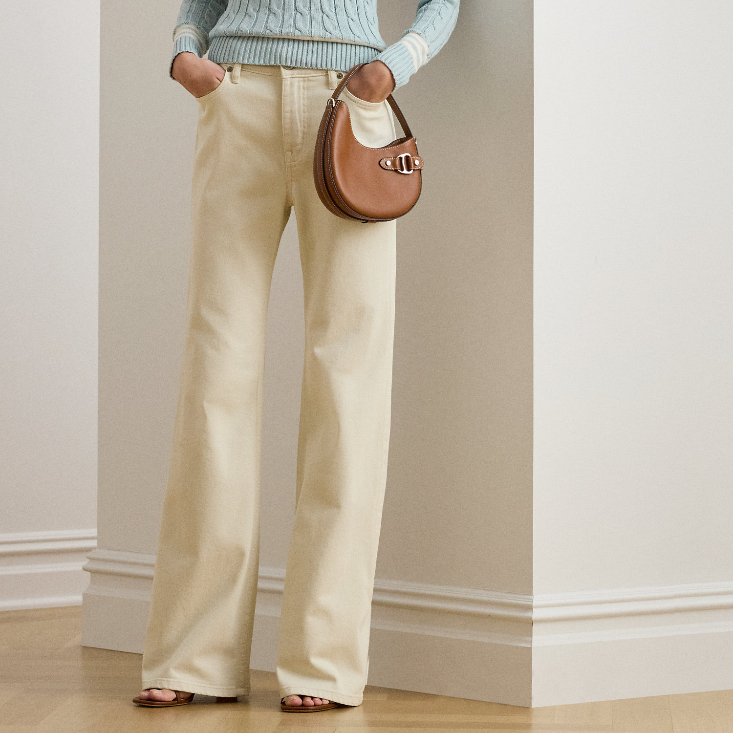 Ausgestellte Jeans mit hoher Leibhöhe von Lauren