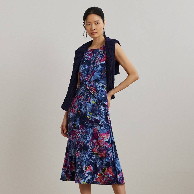 Bedrucktes Jerseykleid mit Twist-Detail von Lauren