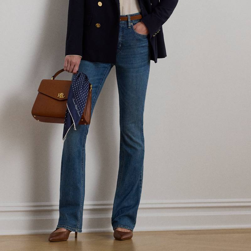 Bootcut-Jeans mit hoher Leibhöhe von Lauren