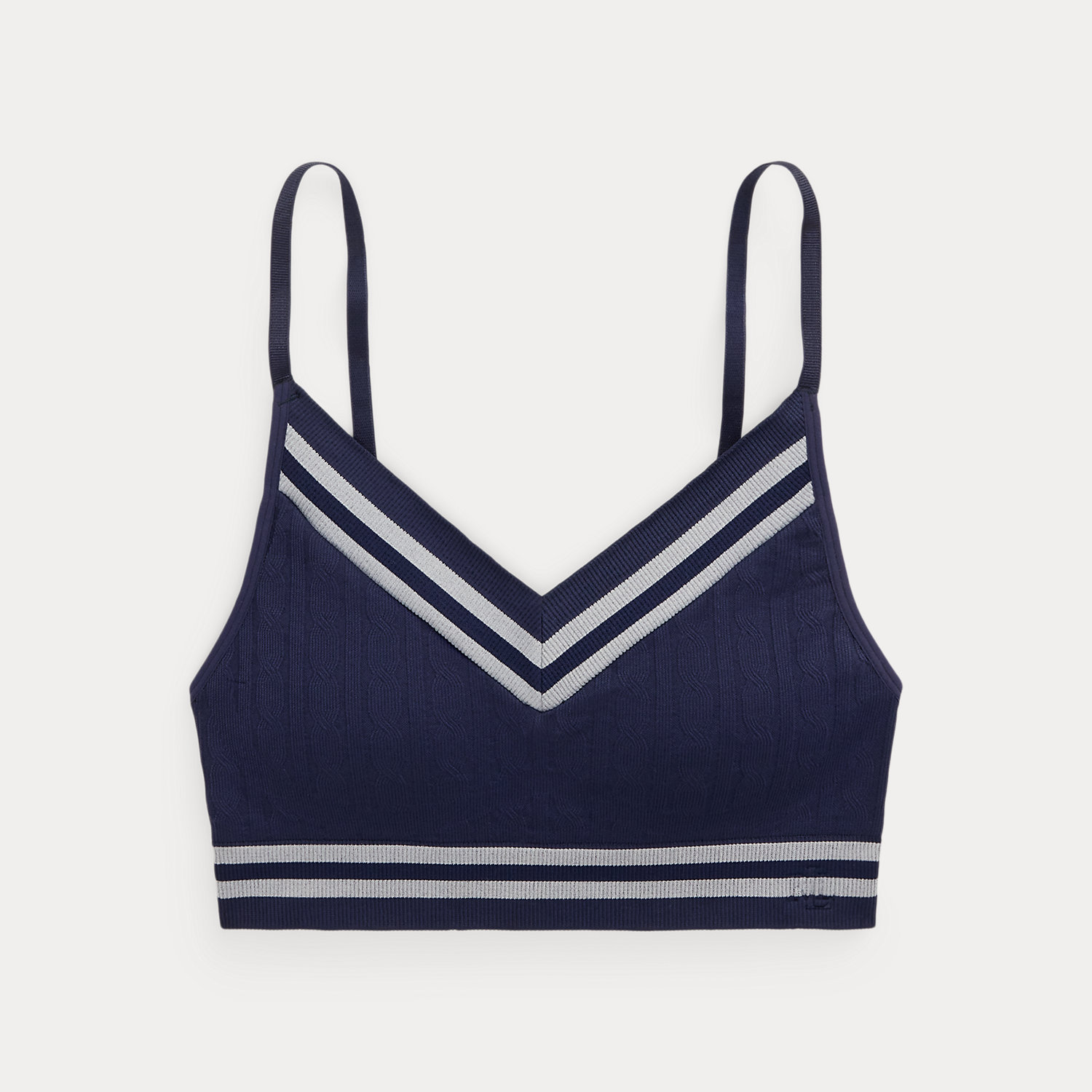 Bügelloser BH mit Cricket-Zopfmuster Bügelloser BH mit Cricket-Zopfmuster von Lauren