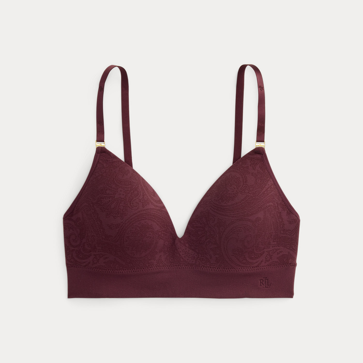 Bügelloser BH mit Paisley-Motiv von Lauren