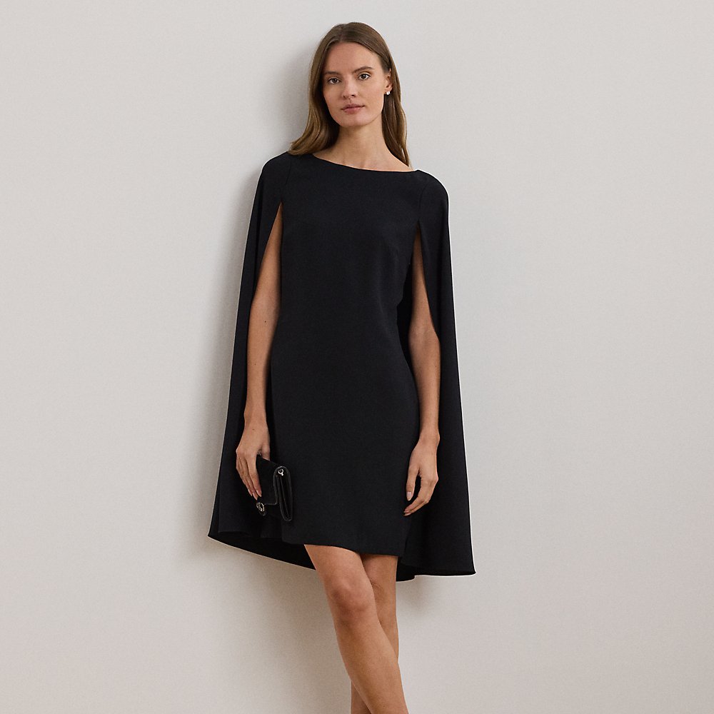 Cape-Cocktailkleid aus Georgette Cape-Cocktailkleid aus Georgette von Lauren