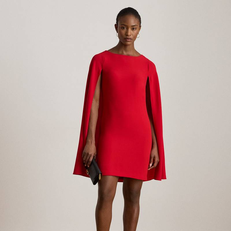 Cape-Cocktailkleid aus Georgette von Lauren