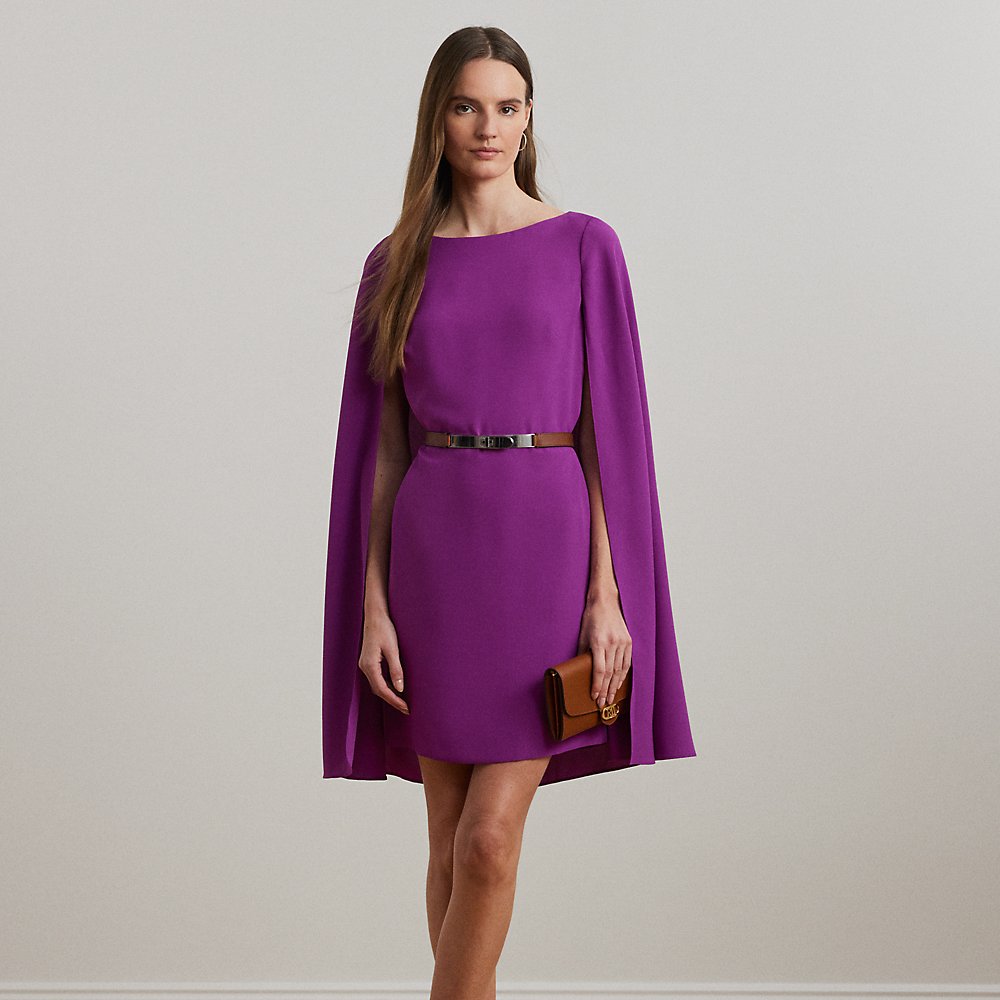 Cape-Cocktailkleid aus Georgette Cape-Cocktailkleid aus Georgette von Lauren