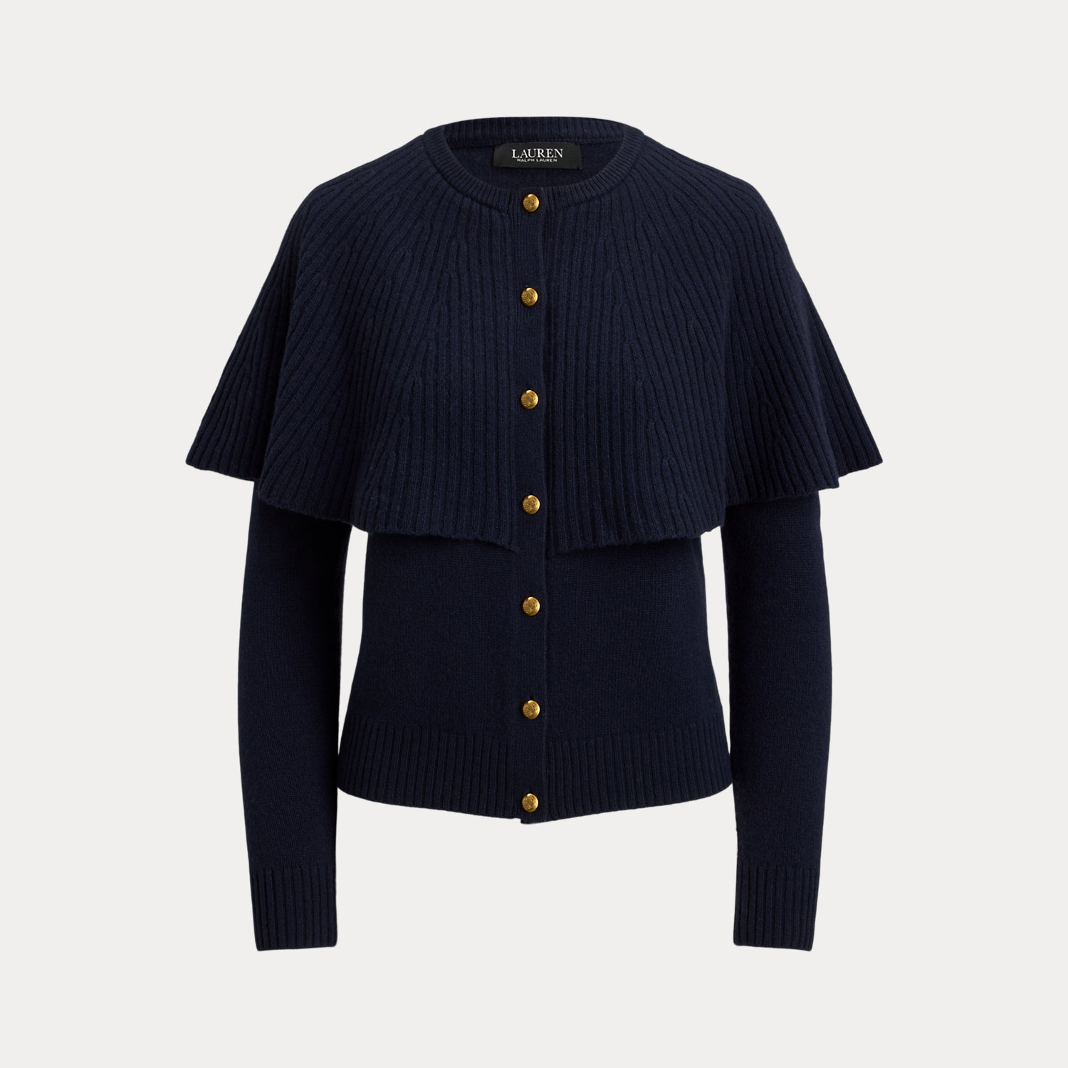 Capelet-Cardigan aus Wolle-Kaschmir von Lauren