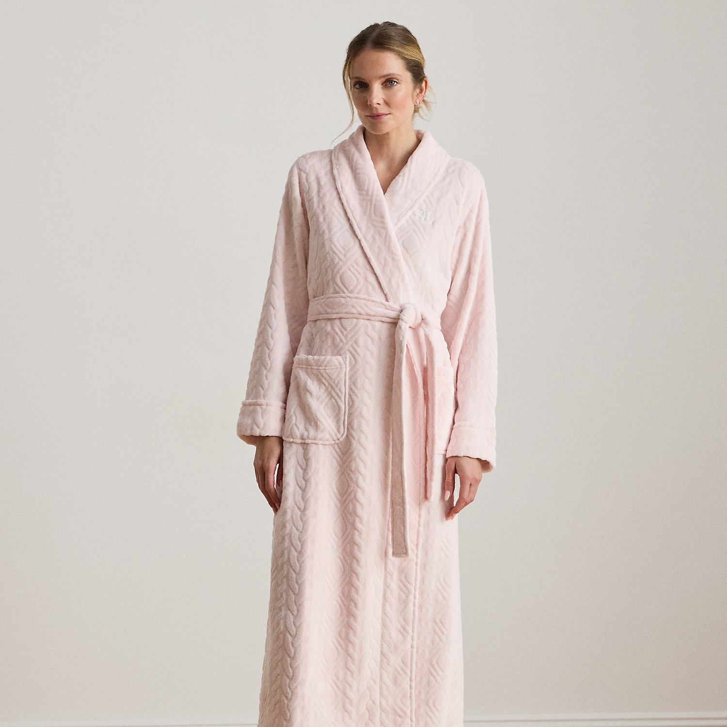 Chenille-Bademantel mit Schalkragen von Lauren