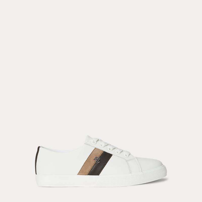 Color-Block-Sneaker Janson II aus Leder von Lauren