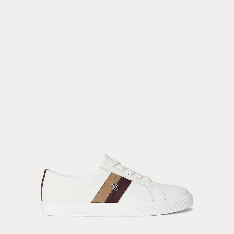 Color-Block-Sneaker Janson II aus Leder von Lauren