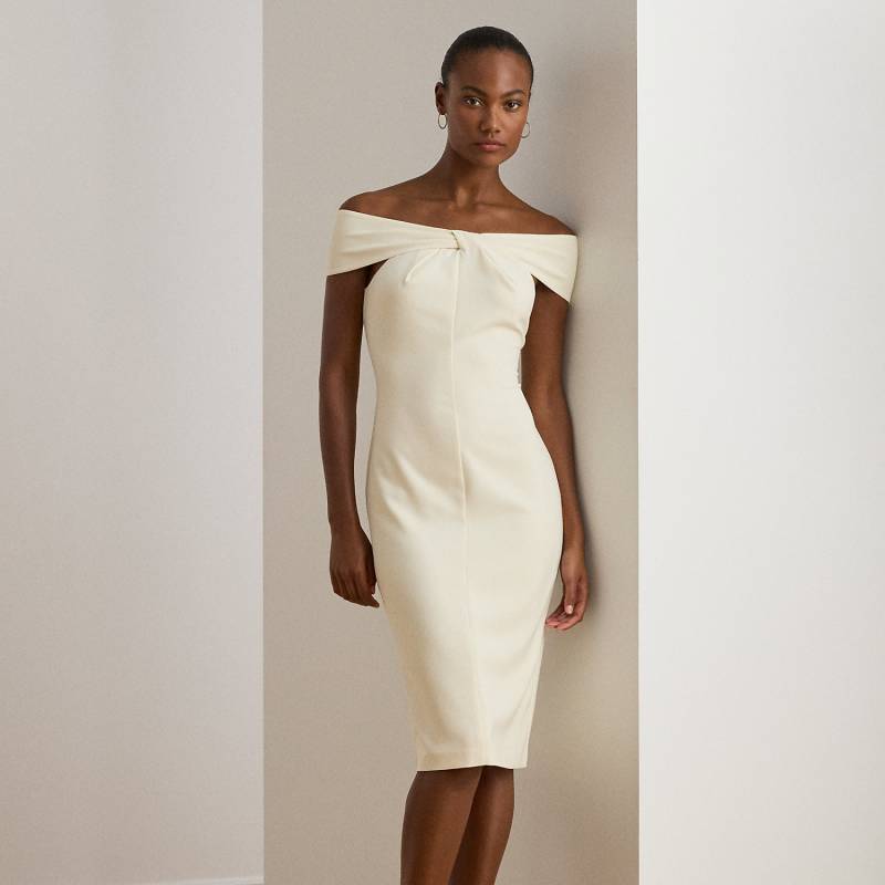 Crêpe-Cocktailkleid mit Twist-Detail von Lauren