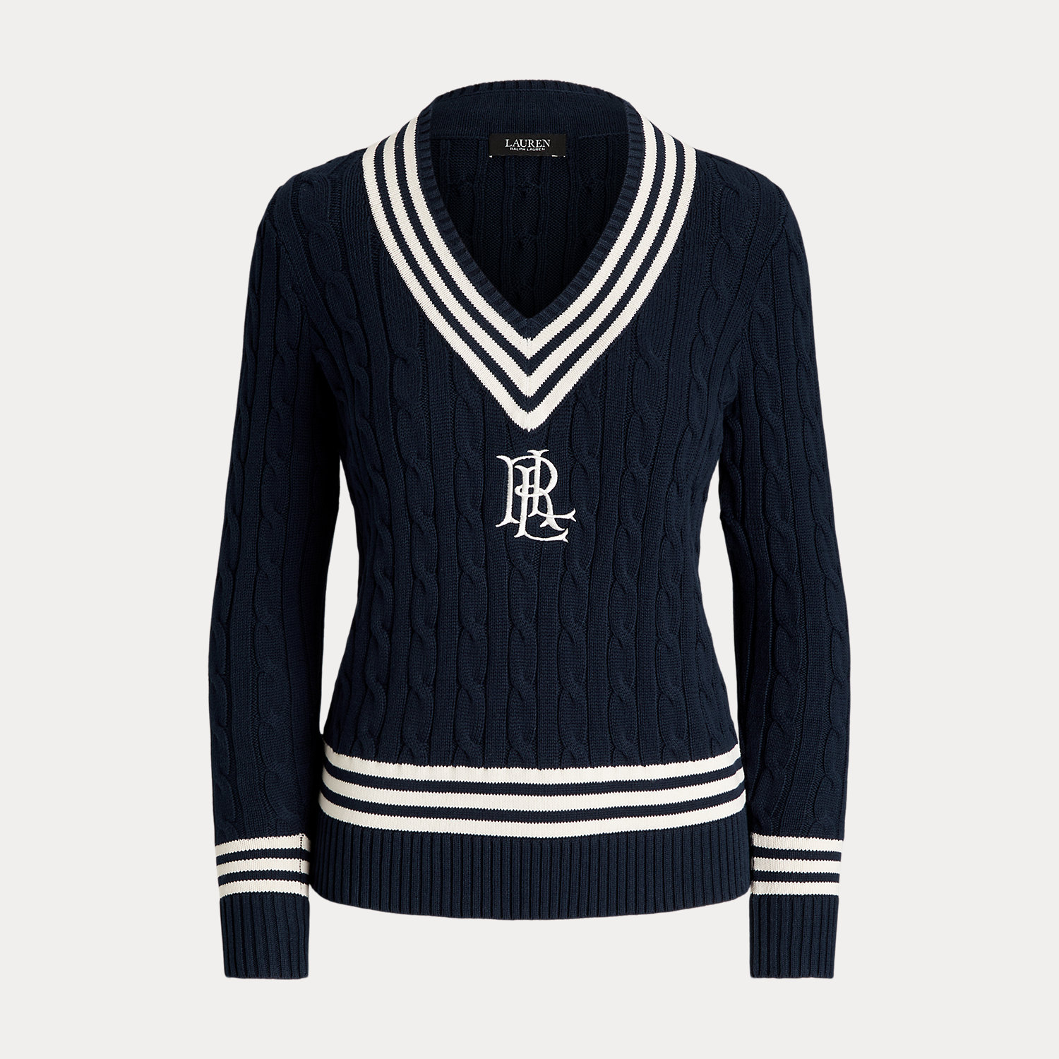 Cricket-Pullover mit Logo von Lauren