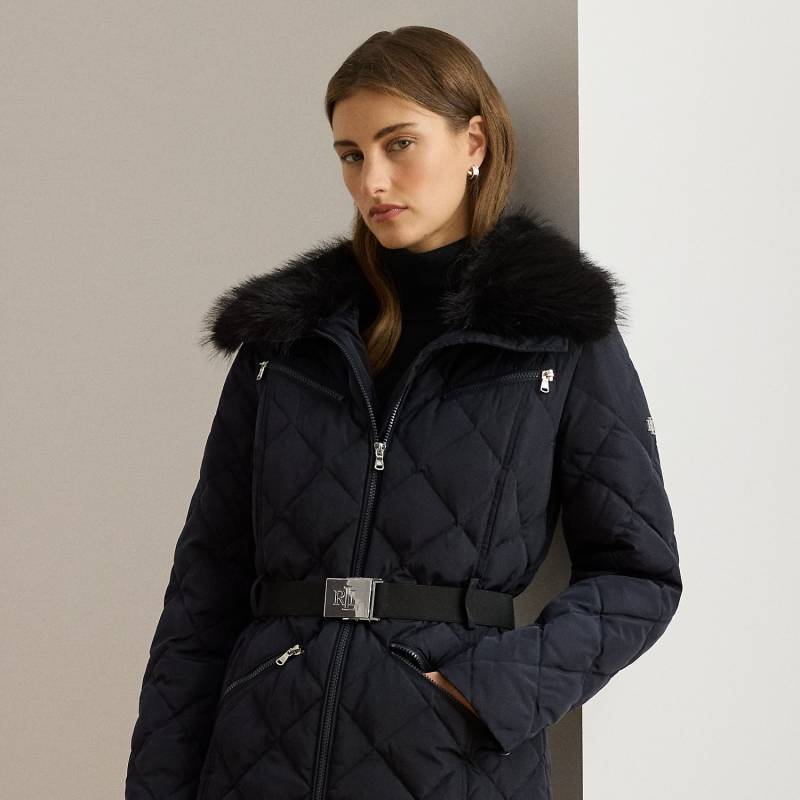 Daunen-Steppmantel mit Kunstpelzbesatz Daunen-Steppmantel mit Kunstpelzbesatz von Lauren