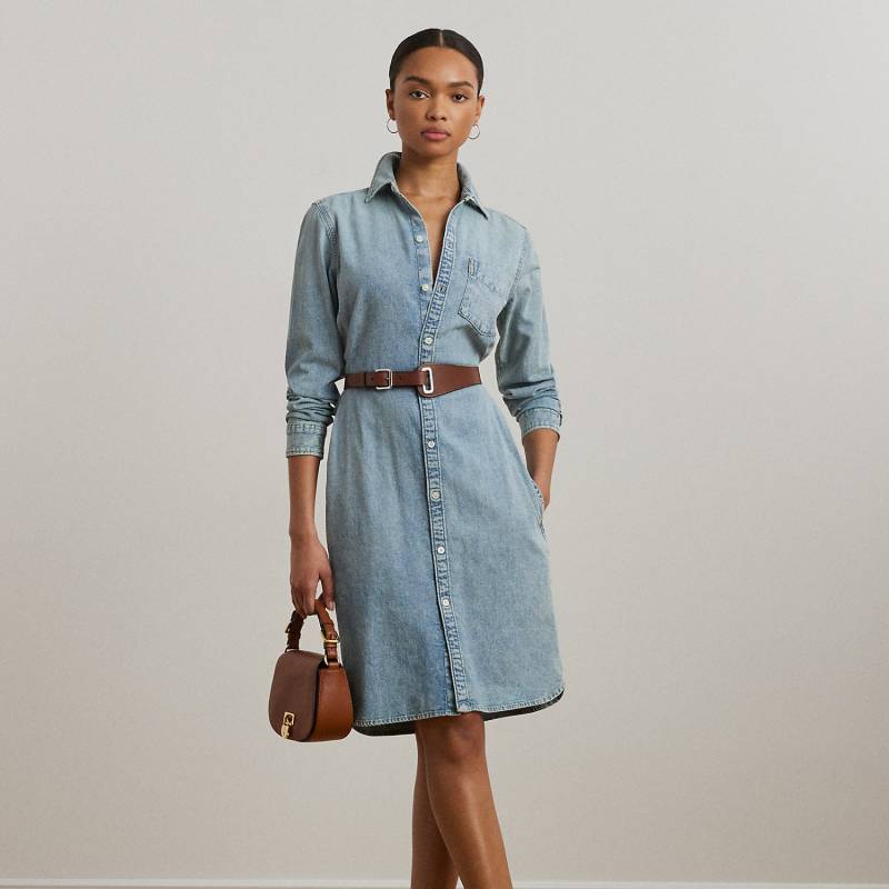 Denim-Hemdkleid mit Gürtel Denim-Hemdkleid mit Gürtel von Lauren