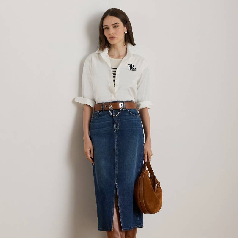 Denim-Midirock von Lauren