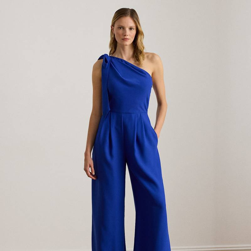 Einschultriger Jumpsuit mit Schleife von Lauren