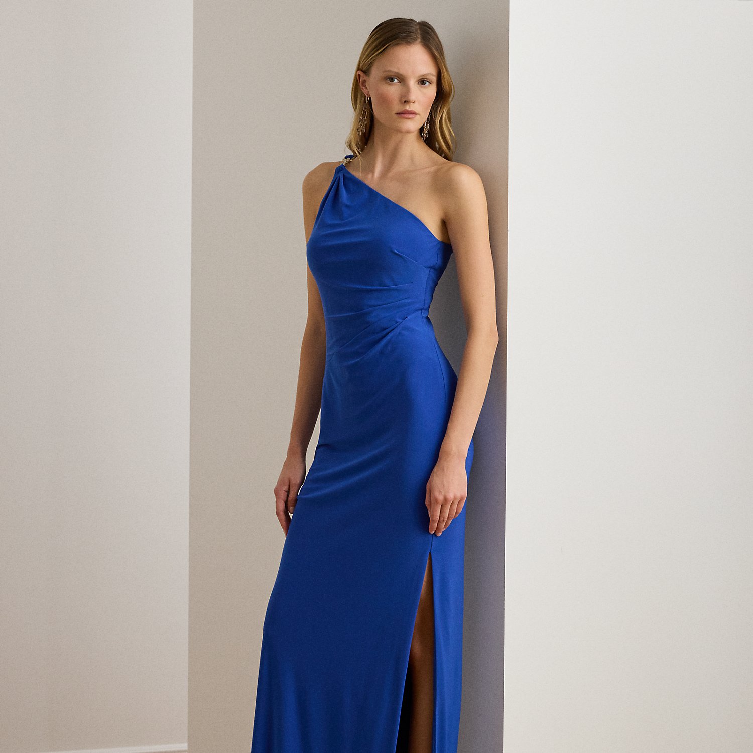 Einschultriges Kleid aus Jersey von Lauren