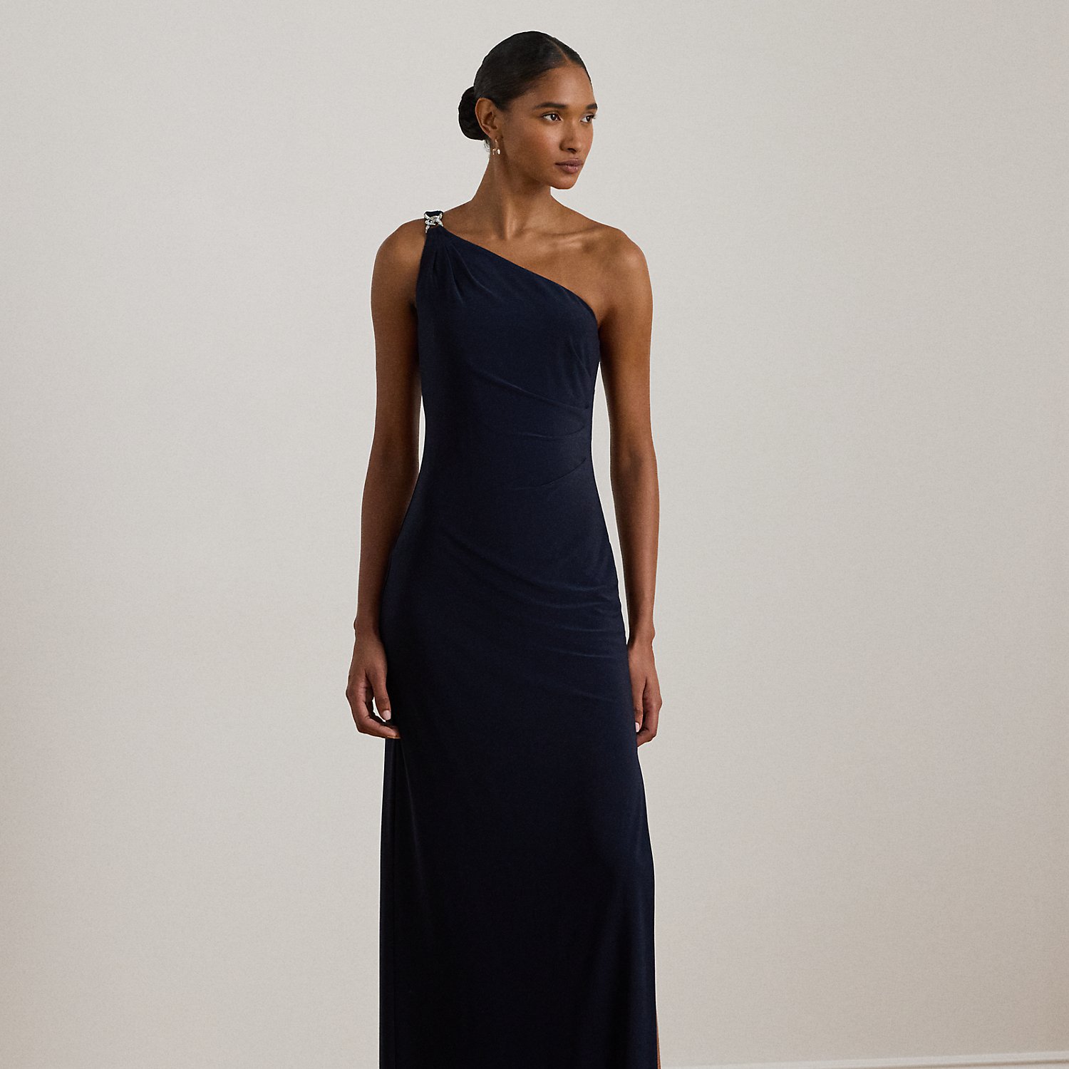 Einschultriges Kleid aus Jersey von Lauren